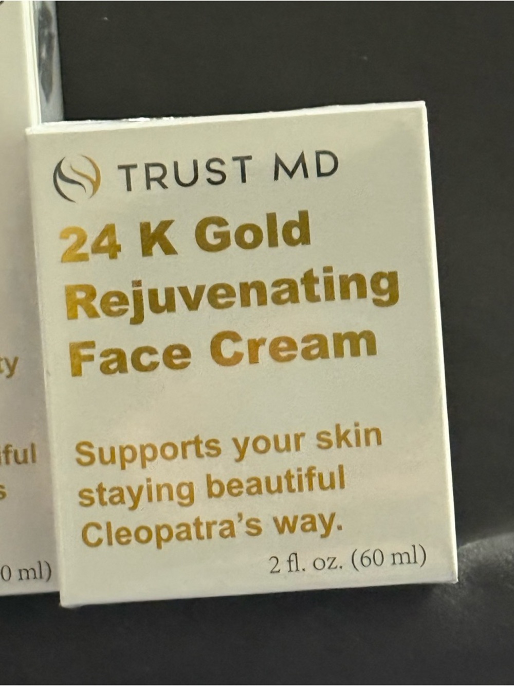 TRUST MD 24K Gold Face Cream, Face Mask & Peptide Serum Skincare Set - Picture 4 of 12
